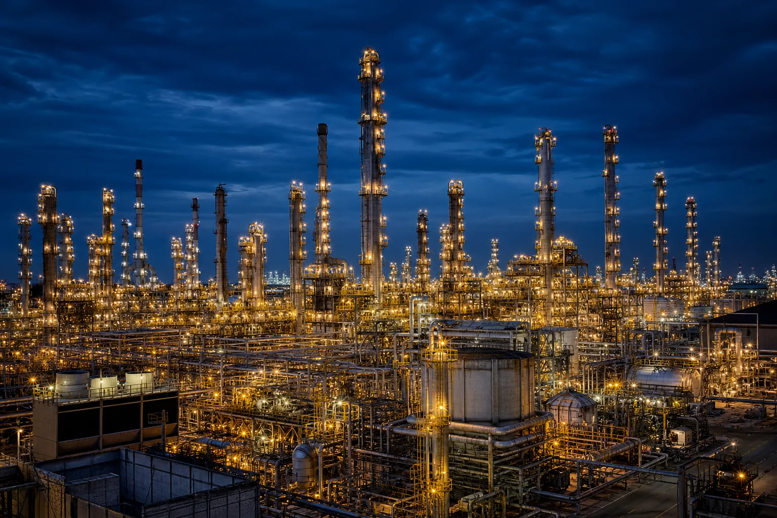 Full industrial facility and plant complex